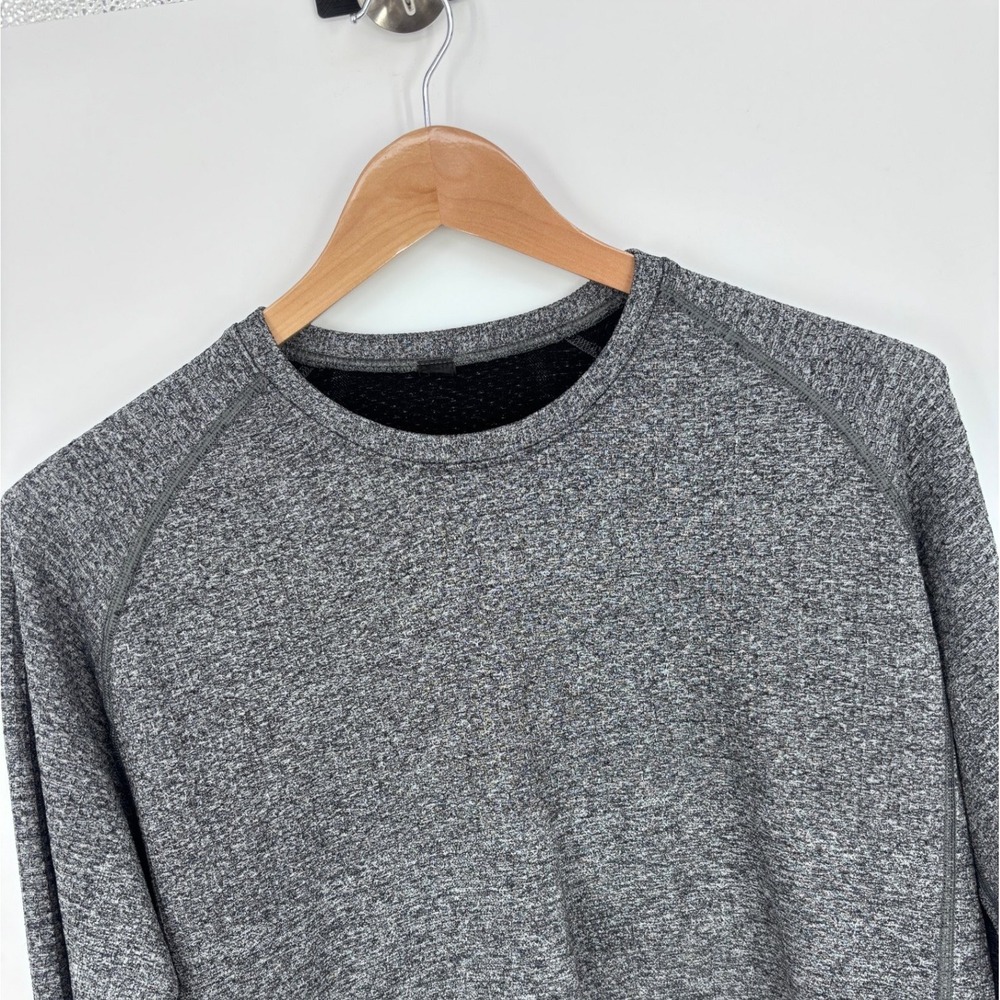 Lululemon Engineered Warmth Long Sleeve Crewneck Mens XL Gray Heathered Pullover